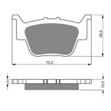 GOLDfren Brake Pads Off-Road Racing GF243 - K5 ( PR330 )