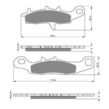 Load image into Gallery viewer, GOLDfren Brake Pads Off-Road Racing GF245 - K5 ( PR302 )