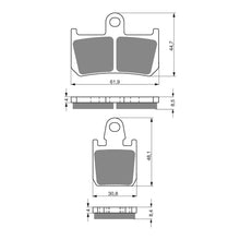 Load image into Gallery viewer, GOLDfren Brake Pads Sintered Sports GF246 - S3 ( PH384 )