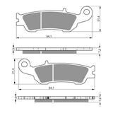 GOLDfren Brake Pads Off-Road Racing GF248 - K5 ( PR392 )