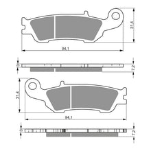Load image into Gallery viewer, GOLDfren Brake Pads GF248 - S3