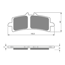 Load image into Gallery viewer, GOLDfren Brake Pads Sintered Sports GF258 - S3 ( PH389 )