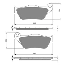 Load image into Gallery viewer, GOLDfren Brake Pads GF262 - S3