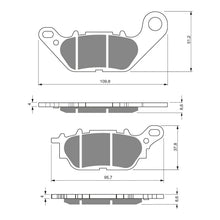 Load image into Gallery viewer, GOLDfren Brake Pads GF264 - S3 ( P404SC )