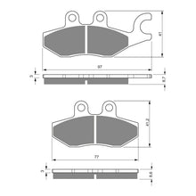 Load image into Gallery viewer, GOLDfren Brake Pads GF266 - S3