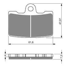 Load image into Gallery viewer, GOLDfren Brake Pads Sintered Sports GF269 - S3 ( PH395 )