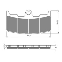Load image into Gallery viewer, GOLDfren Brake Pads Sintered Sports GF270 - S3 ( PH305 )