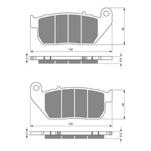 Load image into Gallery viewer, GOLDfren Brake Pads Sintered Sports GF272 - S3 ( PH336 )