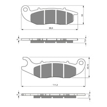 Load image into Gallery viewer, GOLDfren Brake Pads GF278 - K5