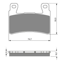 Load image into Gallery viewer, GOLDfren Brake Pads SINT SPRTS GF279 - S3 ( PH273 - HDonly )