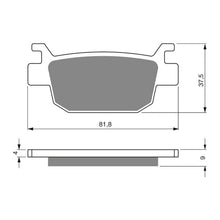Load image into Gallery viewer, GOLDfren Brake Pads GF287 - S3