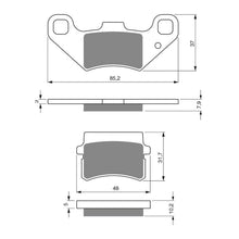Load image into Gallery viewer, GOLDfren Brake Pads GF288 - K5