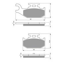 Load image into Gallery viewer, GOLDfren Brake Pads Off-Road Racing GF295 - K5 ( PR372 )