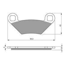Load image into Gallery viewer, GOLDfren Brake Pads Off-Road Racing GF300 - K5 ( PR409 )