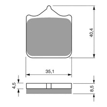 Load image into Gallery viewer, GOLDfren Brake Pads Sintered Sports GF304 - S3 ( PH438 )