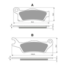 Load image into Gallery viewer, GOLDfren Brake Pads Off-Road Racing GF310 - K5 ( PR450 )