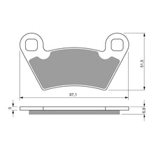 Load image into Gallery viewer, GOLDfren Brake Pads Off-Road Racing GF312 - K5 ( PR315 )
