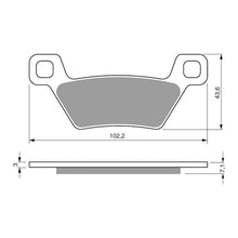 Load image into Gallery viewer, GOLDfren Brake Pads Off-Road Racing GF314 - K5