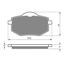 Load image into Gallery viewer, GOLDfren Brake Pads GF322 - S3