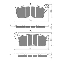 Load image into Gallery viewer, GOLDfren Brake Pads GF323 - S3