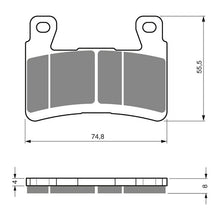 Load image into Gallery viewer, GOLDfren Brake Pads GF324 - S33