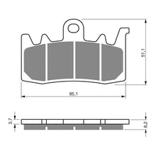 Load image into Gallery viewer, GOLDfren Brake Pads GF328 - S33