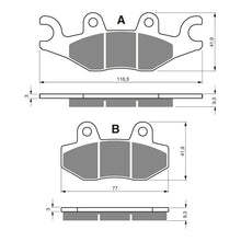 Load image into Gallery viewer, GOLDfren Brake Pads GF329 - S3
