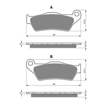 Load image into Gallery viewer, GOLDfren Brake Pads SINT SPRTS GF349 - S3 ( P475 ) HD STREET