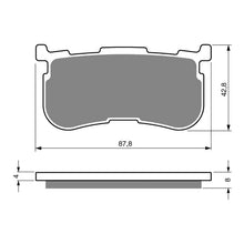 Load image into Gallery viewer, GOLDfren Brake Pads Sintered Sports GF353 - S3 ( P469 )