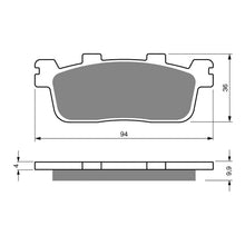 Load image into Gallery viewer, GOLDfren Brake Pads Sintered Sports GF355 - S3 ( P441 )