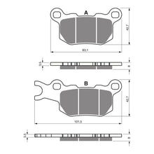 Load image into Gallery viewer, GOLDfren Brake Pads GF375 - K1