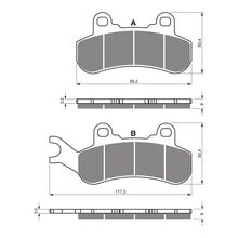 Load image into Gallery viewer, GOLDfren Brake Pads GF376 - K1