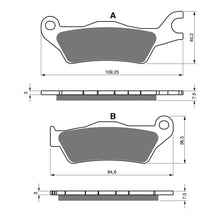 Load image into Gallery viewer, Brake Pads Goldfren Sintered Sports GF381 - S3