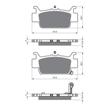 Load image into Gallery viewer, GOLDfren Brake Pads Off-Road Racing GF382 - K5 ( PR524 )