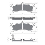 GOLDfren Brake Pads Off-Road Racing GF384 - K5 ( PR523 )