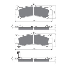 Load image into Gallery viewer, GOLDfren Brake Pads Off-Road Racing GF384 - K5 ( PR523 )