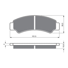 Load image into Gallery viewer, GOLDfren Brake Pads Off-Road Racing GF389 - K5