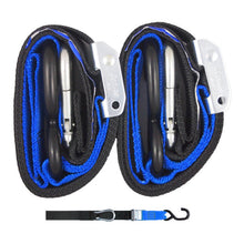 Load image into Gallery viewer, Gorillas Grip Tie Down 38mm S-Hook - Black / Blue Loop