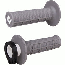 Load image into Gallery viewer, ODI Half Waffle Lock On Grips Grey Soft 2T / 4T