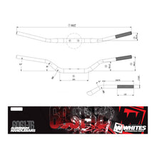 Load image into Gallery viewer, Whites Handlebar Taper AL6061 Silver CR125/CRF250/450 KX250/450