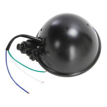 Load image into Gallery viewer, Whites Headlight Bates 5 3/4 Bottom Mount H4 60/55W Black