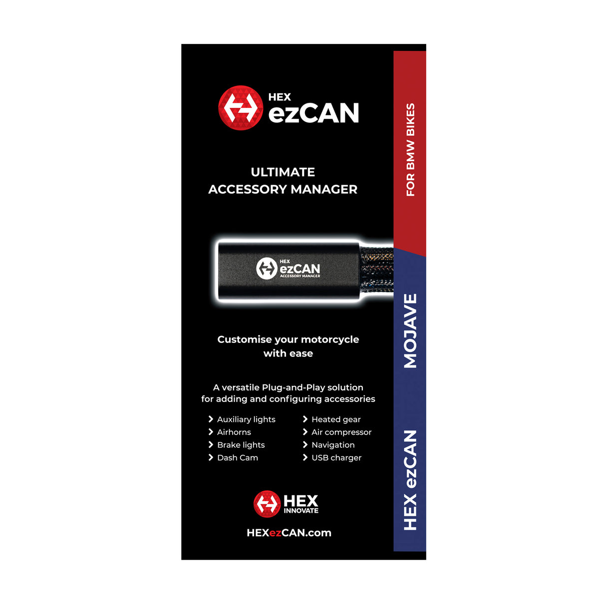 HEX ezCAN for BMW R1300 GS GSA