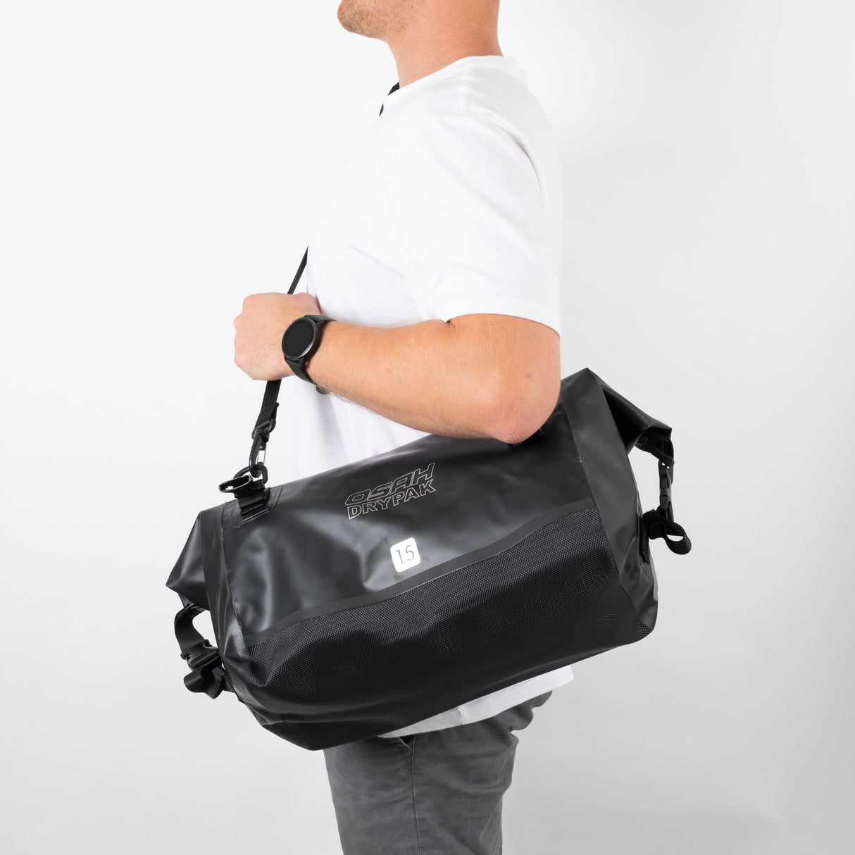 OSAH 15L Messenger Duffel Bag Black