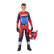 Load image into Gallery viewer, Leatt 2026 4.5 Junior Pant - Royal Blue / Red