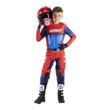 Load image into Gallery viewer, Leatt 2026 4.5 Junior Pant - Royal Blue / Red