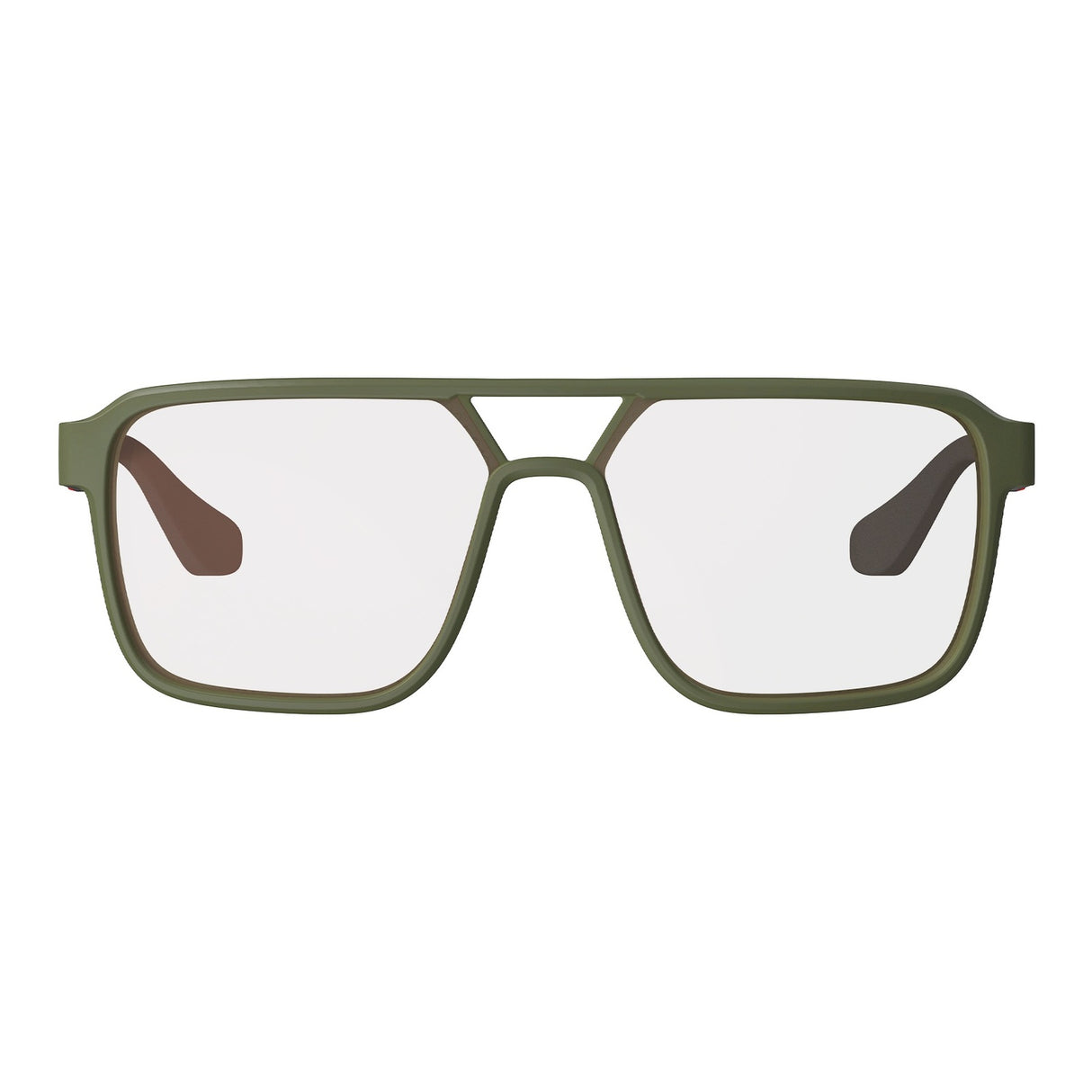 Leatt TheViz Sunglasses Pyrenees - Satin Green Polarized Silver 20 VLT