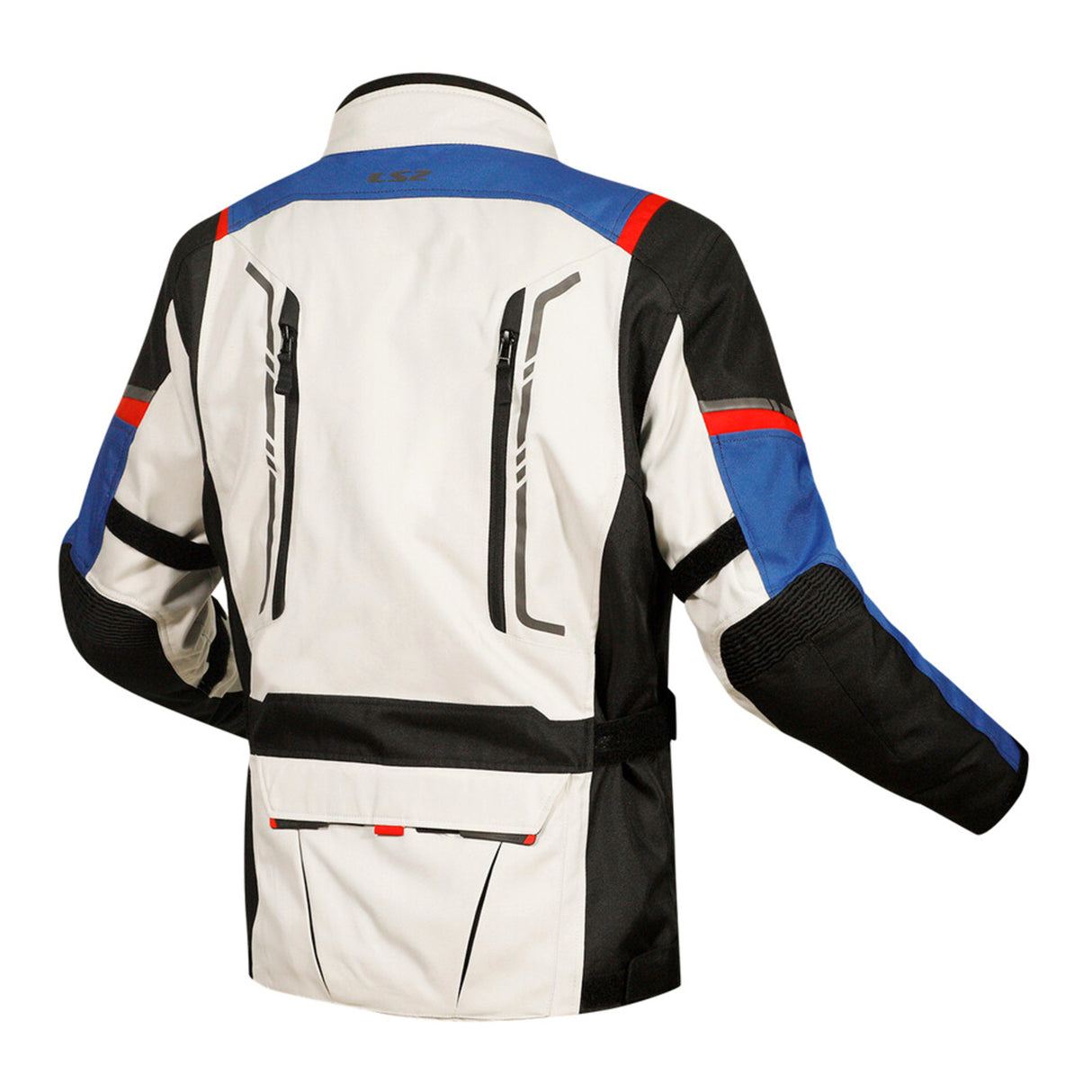 LS2 Narvik Men's Jacket - Blue / Black / Grey / Red
