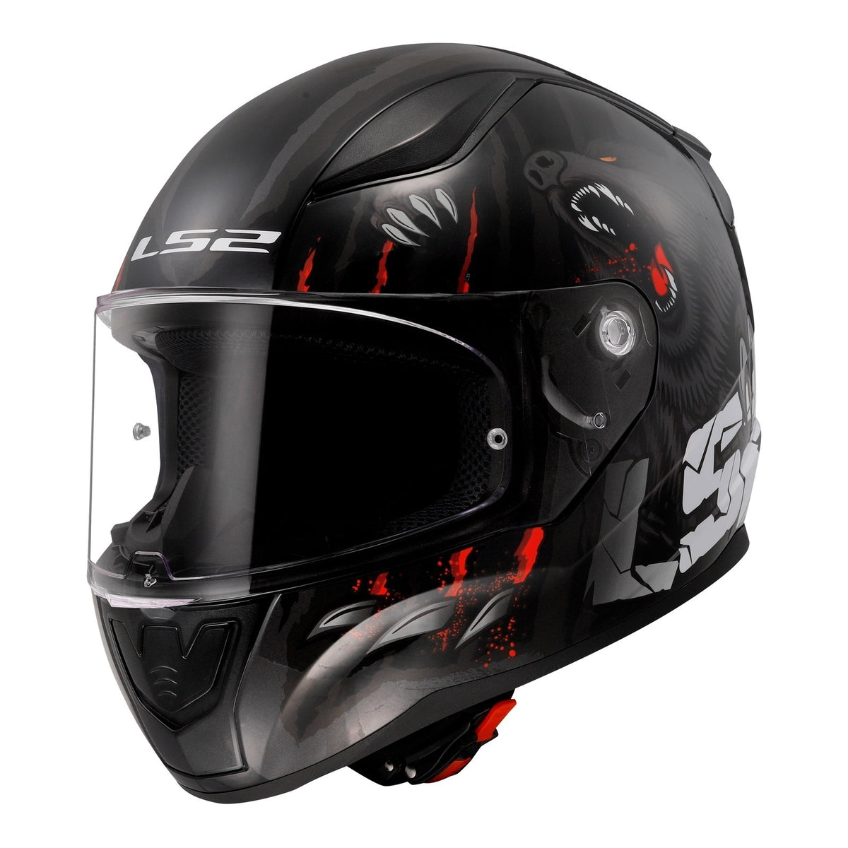 LS2 FF353 Rapid II Claw Helmets - Black 06