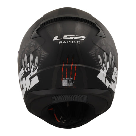 LS2 FF353 Rapid II Claw Helmets - Black 06