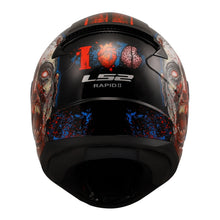 Load image into Gallery viewer, LS2 FF353 Rapid II Zombie - Matte Black / Red / White 06